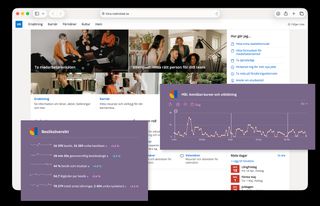 Skärmbild som visar SharePoint-intranät med Whitespaces Matomo-plugin.