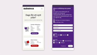 Skånevux mobilt läge